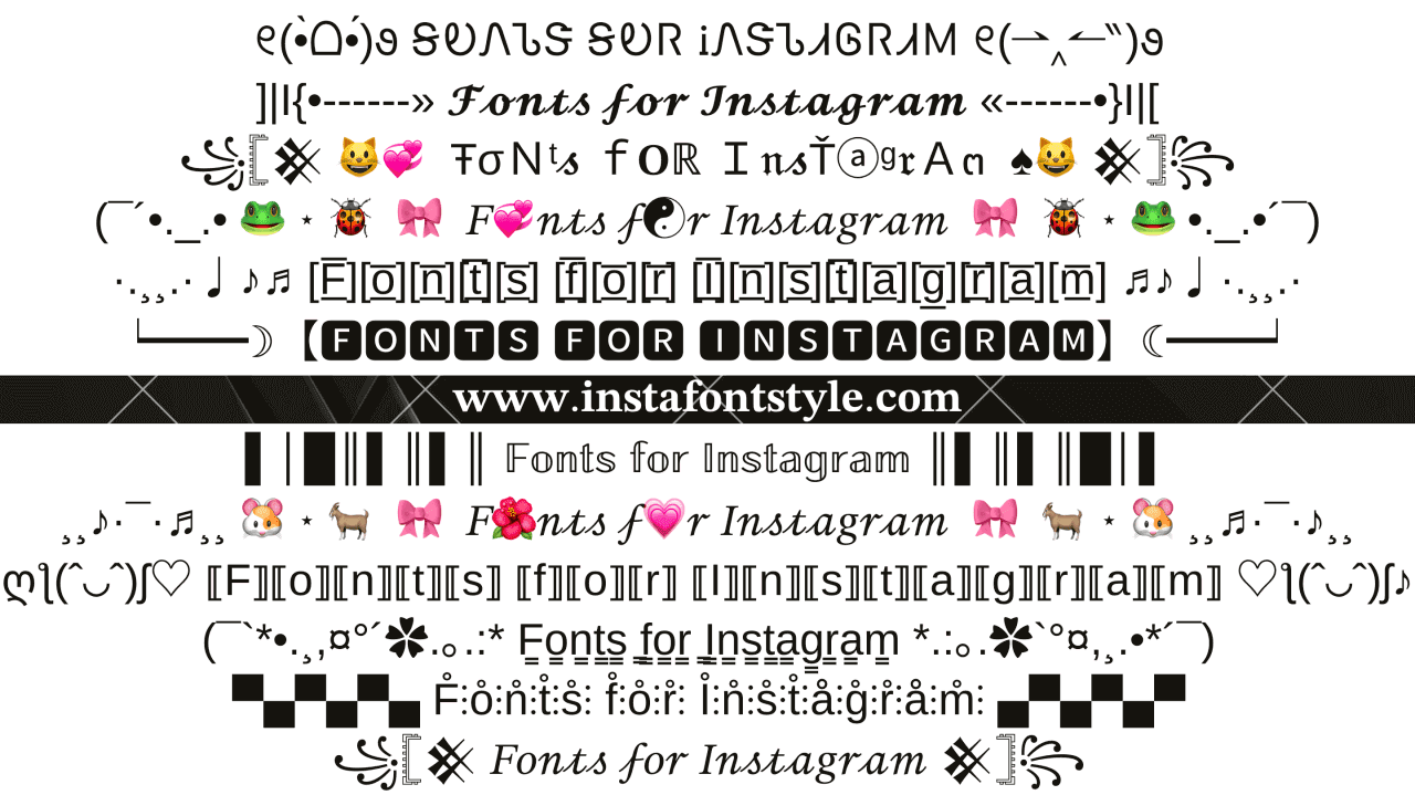 fonts-for-instagram